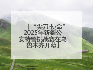 “尖刀·使命”2025年新疆公安特警挑战赛在乌鲁木齐开幕