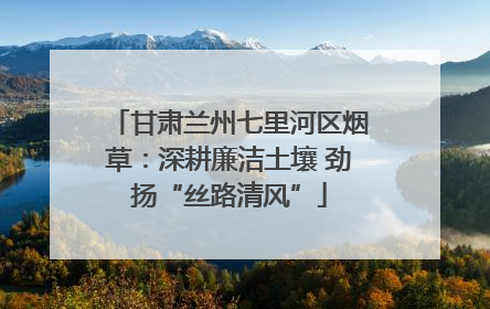 甘肃兰州七里河区烟草：深耕廉洁土壤 劲扬“丝路清风”