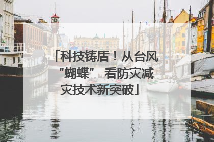 科技铸盾！从台风“蝴蝶” 看防灾减灾技术新突破