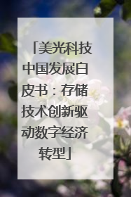 美光科技中国发展白皮书：存储技术创新驱动数字经济转型