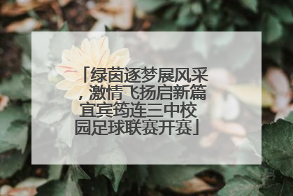 绿茵逐梦展风采，激情飞扬启新篇 宜宾筠连三中校园足球联赛开赛