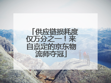 供应链损耗度仅万分之一！来自嘉定的京东物流师夺冠