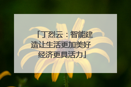 丁烈云：智能建造让生活更加美好 经济更具活力