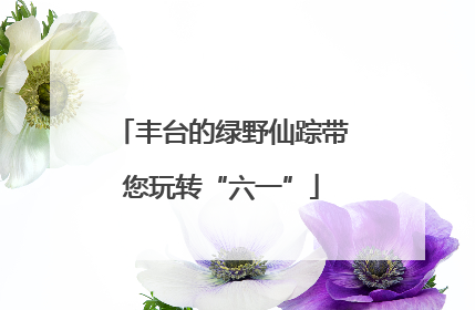 丰台的绿野仙踪带您玩转“六一”