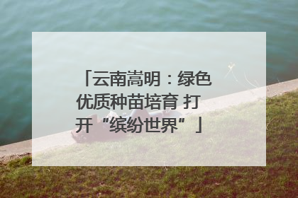 云南嵩明：绿色优质种苗培育 打开“缤纷世界”
