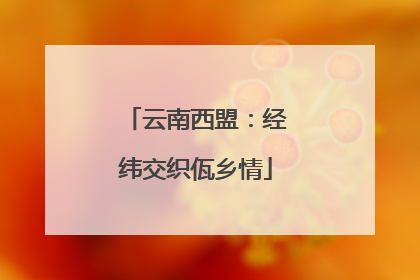云南西盟：经纬交织佤乡情