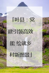 叶县：党建引领高效能 绘就乡村新图景