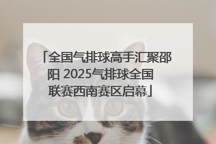 全国气排球高手汇聚邵阳 2025气排球全国联赛西南赛区启幕