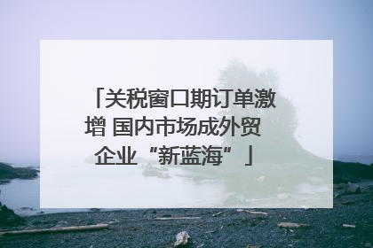关税窗口期订单激增 国内市场成外贸企业“新蓝海”