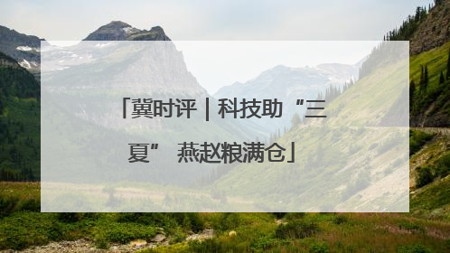 冀时评｜科技助“三夏” 燕赵粮满仓