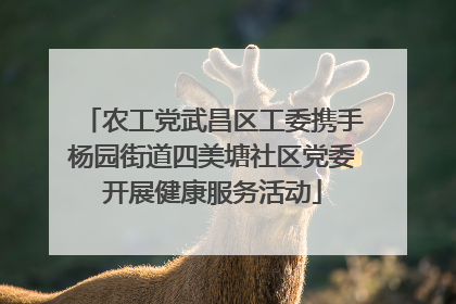 农工党武昌区工委携手杨园街道四美塘社区党委开展健康服务活动