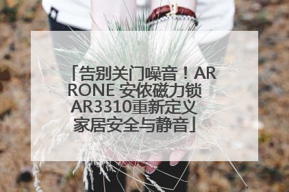 告别关门噪音！ARRONE 安侬磁力锁AR3310重新定义家居安全与静音