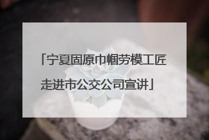 宁夏固原巾帼劳模工匠走进市公交公司宣讲