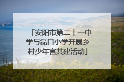 安阳市第二十一中学与磊口小学开展乡村少年宫共建活动