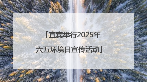 宜宾举行2025年六五环境日宣传活动