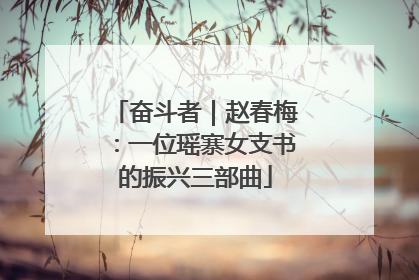 奋斗者｜赵春梅：一位瑶寨女支书的振兴三部曲
