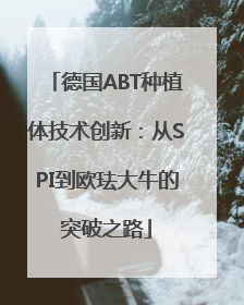 德国ABT种植体技术创新：从SPI到欧珐大牛的突破之路