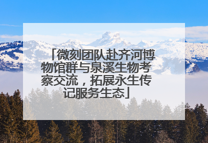 微刻团队赴齐河博物馆群与泉溪生物考察交流，拓展永生传记服务生态