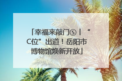 幸福来敲门⑤丨“C位”出道！岳阳市博物馆焕新开放