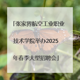 张家界航空工业职业技术学院举办2025年春季大型招聘会