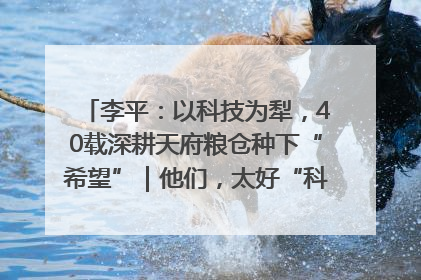 李平：以科技为犁，40载深耕天府粮仓种下“希望”｜他们，太好“科”了& 9312