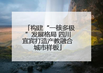 构建“一核多极”发展格局 四川宜宾打造产教融合城市样板