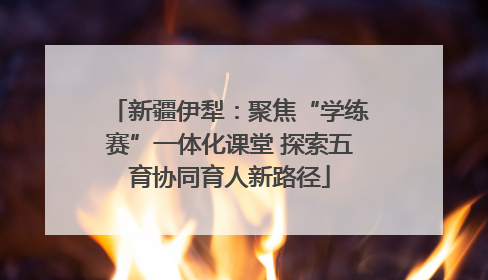 新疆伊犁：聚焦“学练赛”一体化课堂 探索五育协同育人新路径