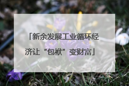 新余发展工业循环经济让“包袱”变财富