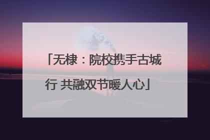 无棣：院校携手古城行 共融双节暖人心
