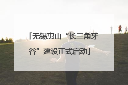 无锡惠山“长三角牙谷”建设正式启动
