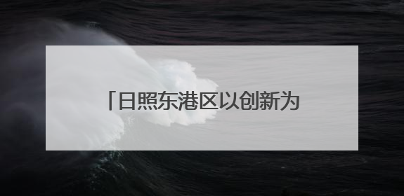 日照东港区以创新为笔，勾勒出产业发展磅礴图景——流动画卷里 激情与诗意共舞