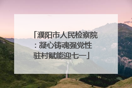 濮阳市人民检察院：凝心铸魂强党性 驻村赋能迎七一