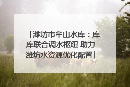 潍坊市牟山水库：库库联合调水枢纽 助力潍坊水资源优化配置