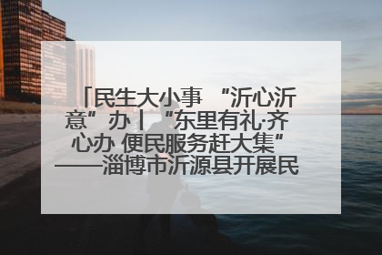 民生大小事 “沂心沂意”办丨“东里有礼·齐心办 便民服务赶大集”——淄博市沂源县开展民生政策宣传活动
