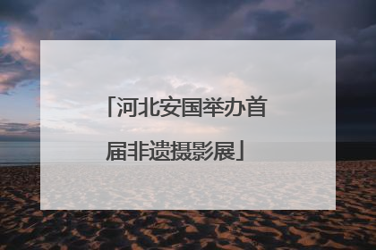 河北安国举办首届非遗摄影展