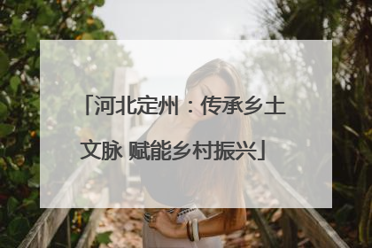 河北定州：传承乡土文脉 赋能乡村振兴