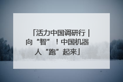 活力中国调研行｜向“智”！中国机器人“跑”起来