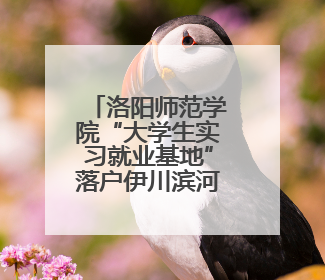 洛阳师范学院“大学生实习就业基地”落户伊川滨河高中