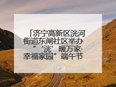 济宁高新区洸河街道东闸社区举办“‘洸’暖万家·幸福家园”端午节幸福集市活动
