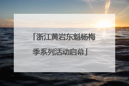浙江黄岩东魁杨梅季系列活动启幕