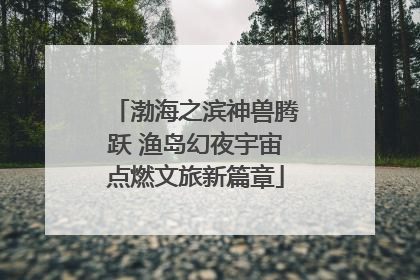 渤海之滨神兽腾跃 渔岛幻夜宇宙点燃文旅新篇章
