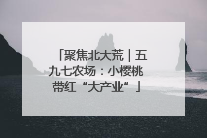 聚焦北大荒｜五九七农场：小樱桃带红“大产业”