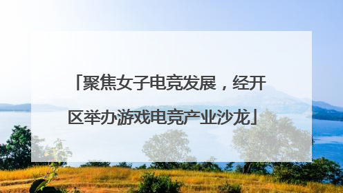 聚焦女子电竞发展，经开区举办游戏电竞产业沙龙