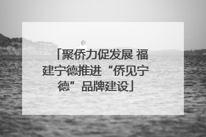 聚侨力促发展 福建宁德推进“侨见宁德”品牌建设