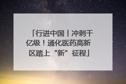 行进中国丨冲刺千亿级！通化医药高新区踏上“新”征程