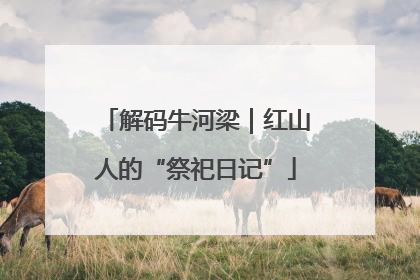 解码牛河梁｜红山人的“祭祀日记”
