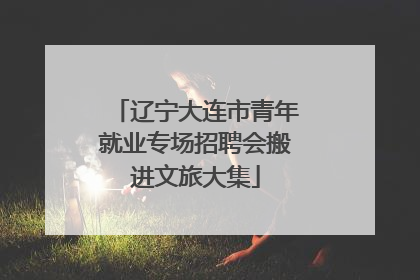 辽宁大连市青年就业专场招聘会搬进文旅大集