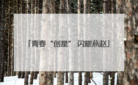 青春“创星” 闪耀燕赵