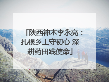陕西神木李永亮：扎根乡土守初心 深耕药田践使命