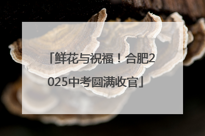 鲜花与祝福！合肥2025中考圆满收官